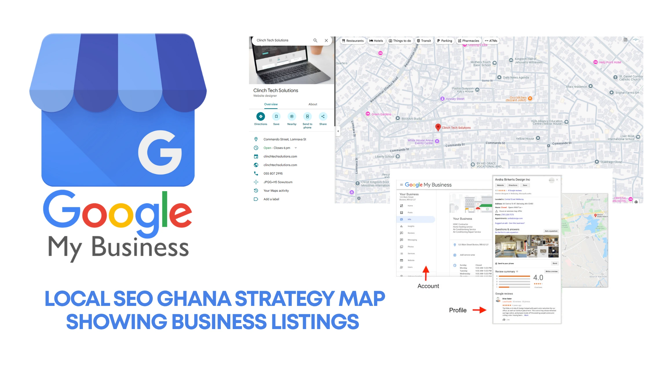 SEO Ghana expert optimizing a website for better Google rankings using local keywords and on-page SEO tools